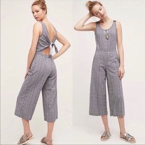 Anthropologie Wide Leg Jumpsuit